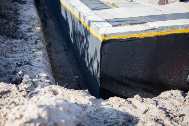 Professional Waterproofing technician working in Blanchester, OH